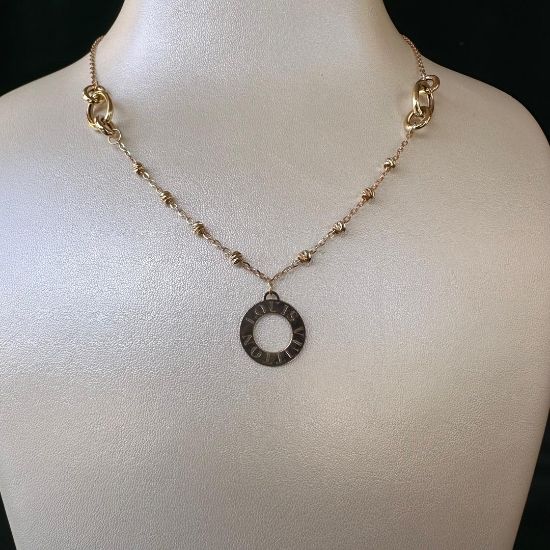 تصویر گردنبند لویی ویتون 18 عیار