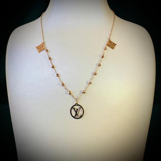 تصویر گردنبند لویی ویتون 18 عیار